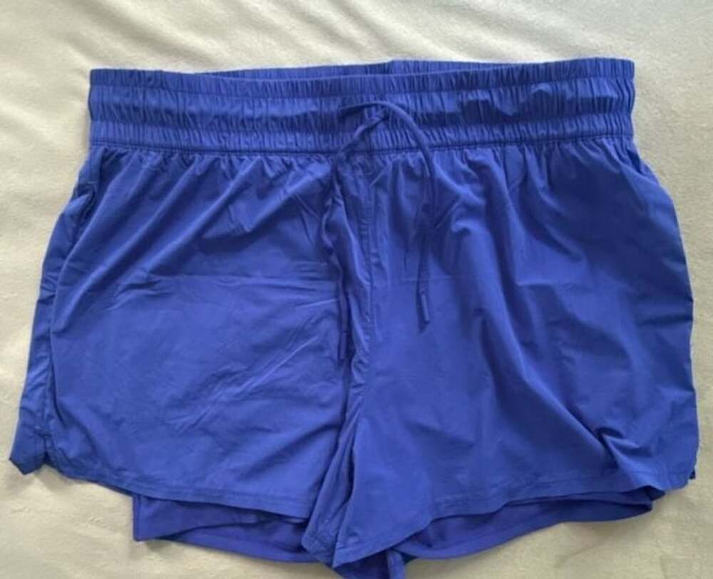 Spyder Active Shorts Size L Blue Athletic Running